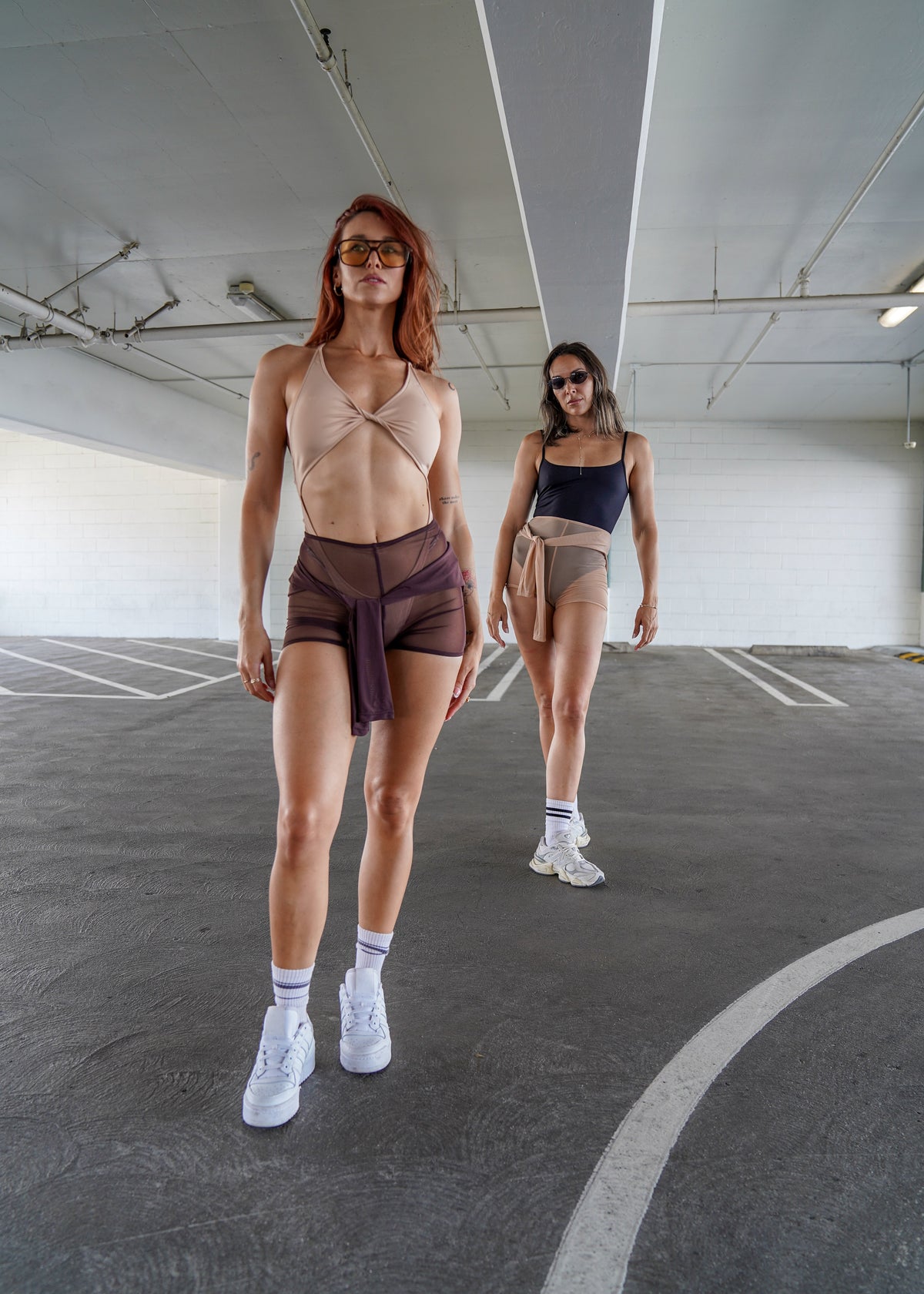 Mesh Shorts Under Booty Cut