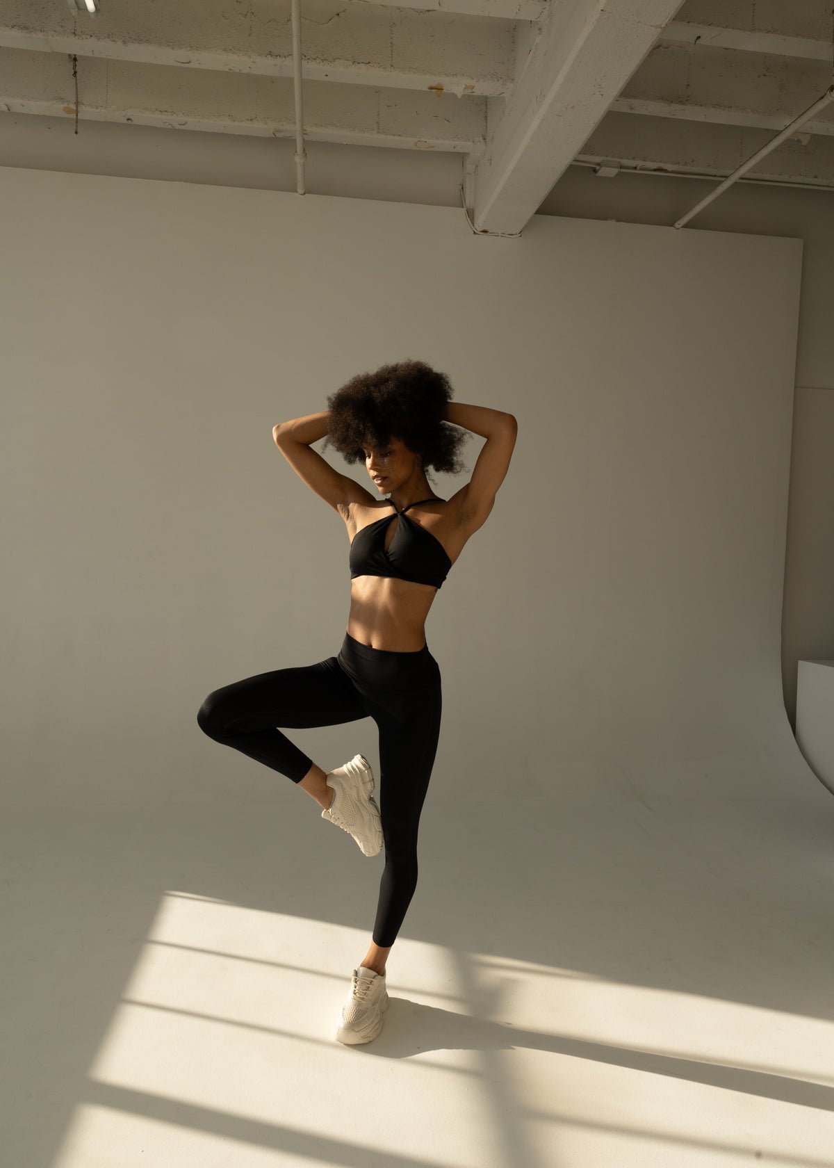 Black Scrunch Leggings