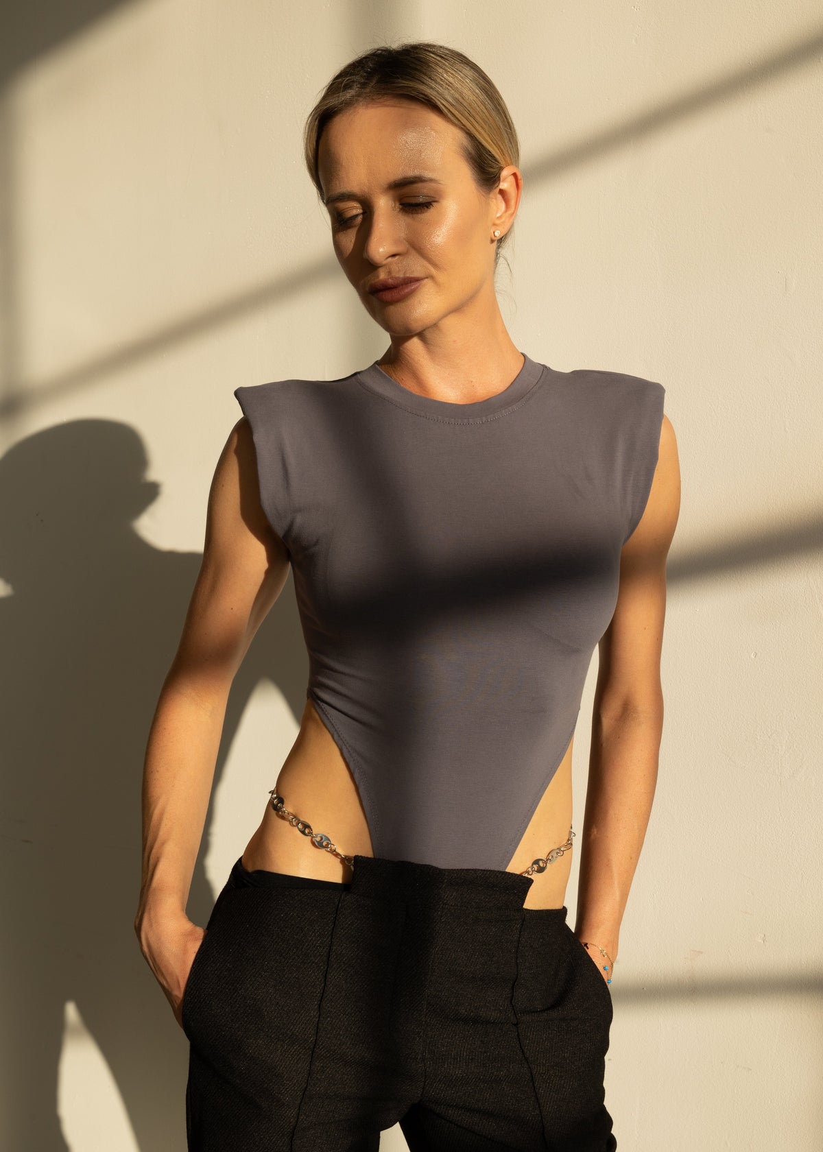 Shoulder Pads Bodysuit