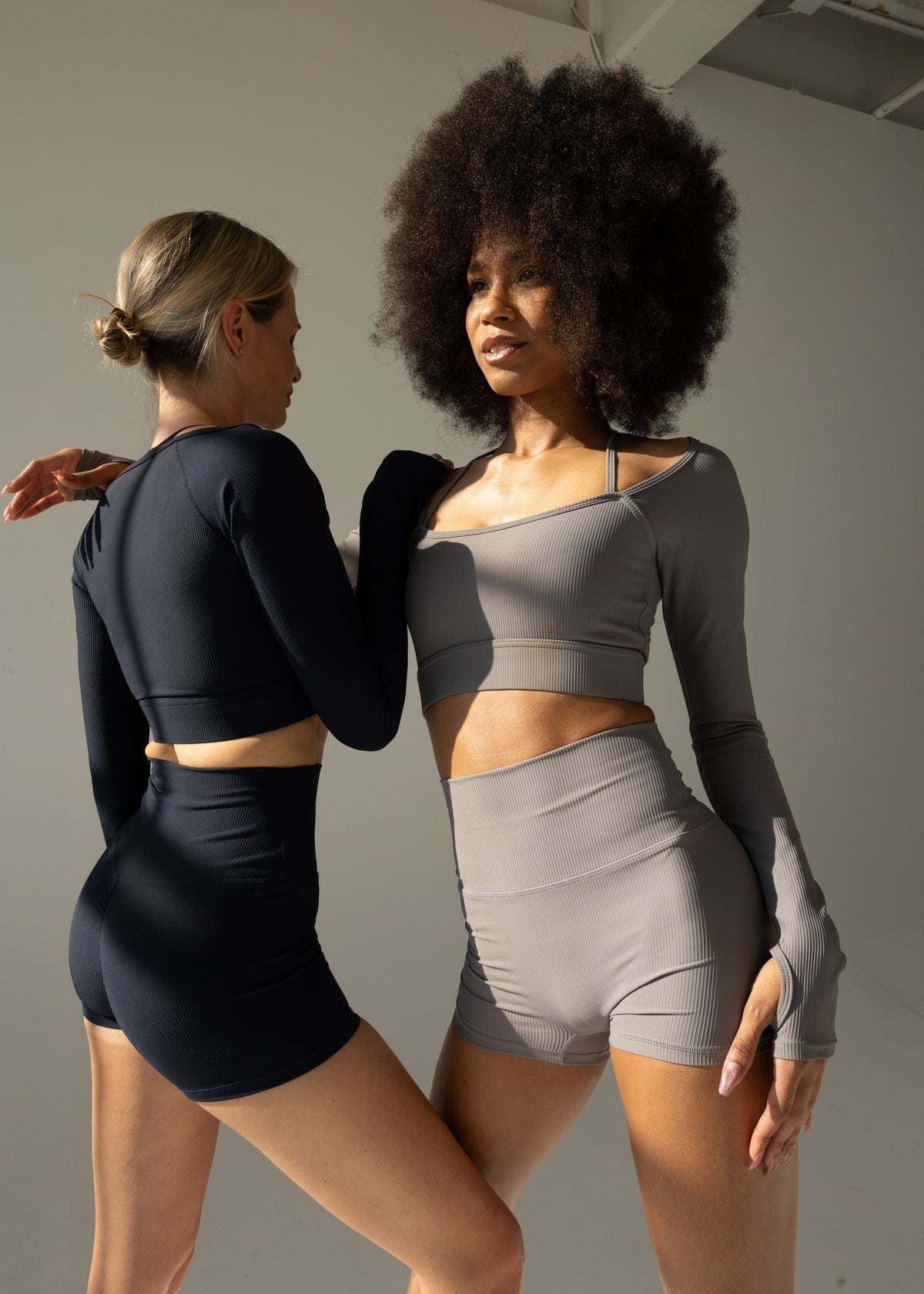 Ribbed Halter Neck Crop Top