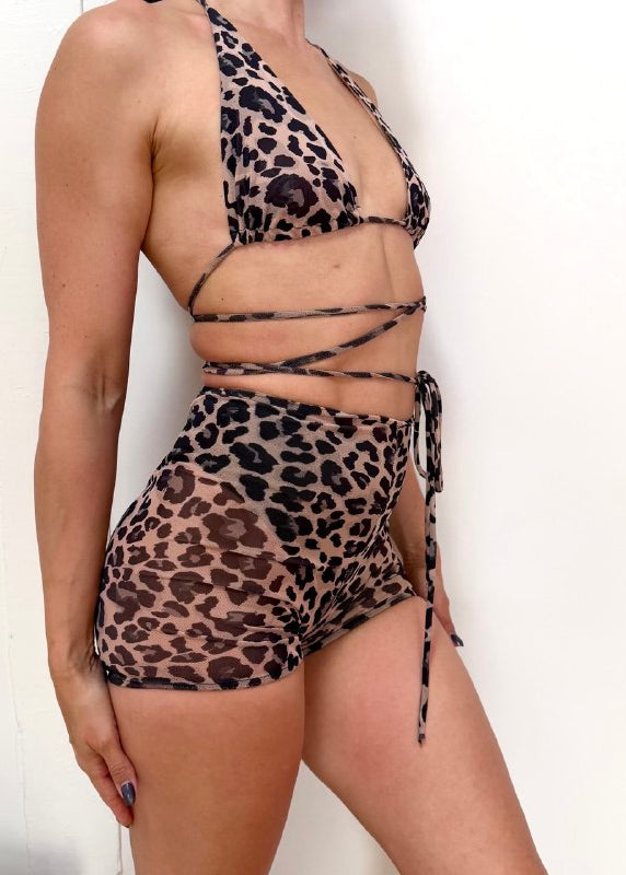 Mesh Shorts Under Booty Cut