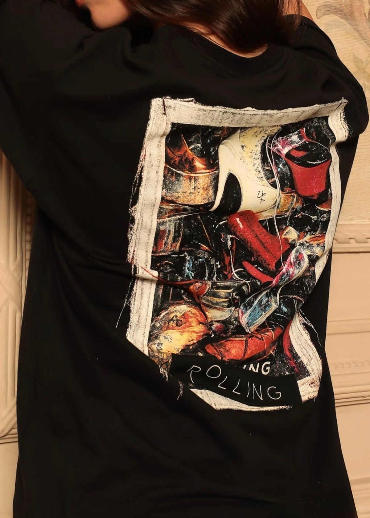Heels Archive Black T-Shirt
